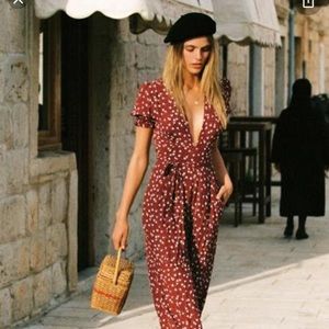 Faithfull the Brand Bonnie Jumpsuit, Size 2